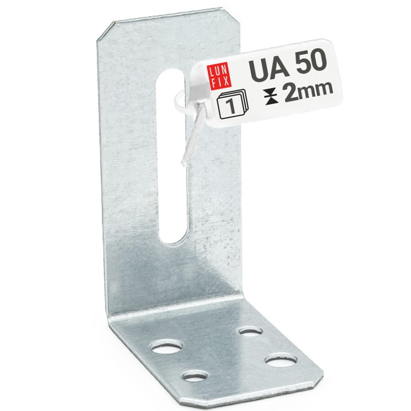 Kątownik do profili UA50 regulowany 1szt.