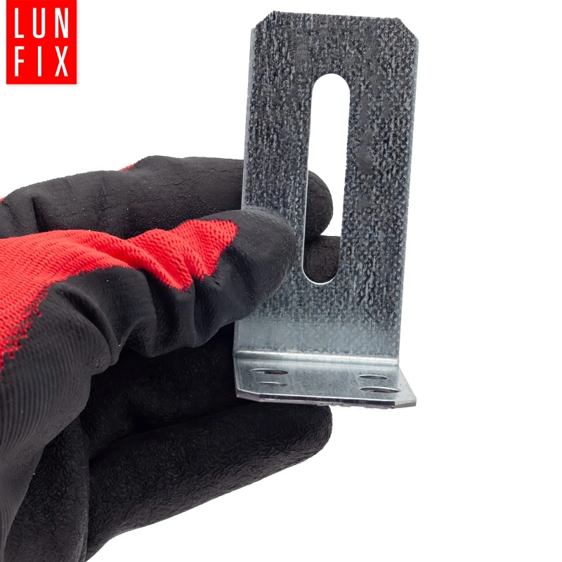 10 xTürrahmenwinkel 80x40x65mm UA50 Verzinkt