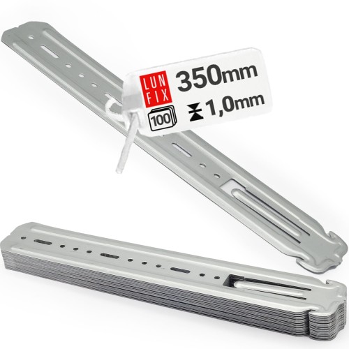 100 x 350 mm Ankerhänger für Trockenbau Für CD-Profile 60/27