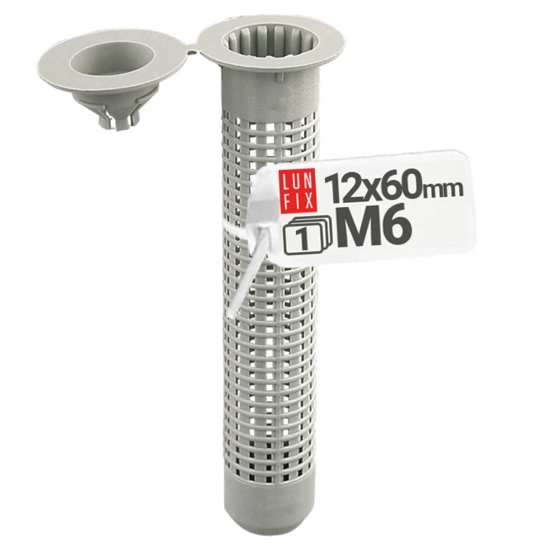 Siebhülse Kunststoff Verbundmörtel 12x60mm M6