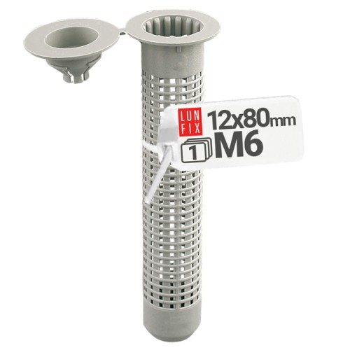 Siebhülse Kunststoff Verbundmörtel 12x80mm M6 