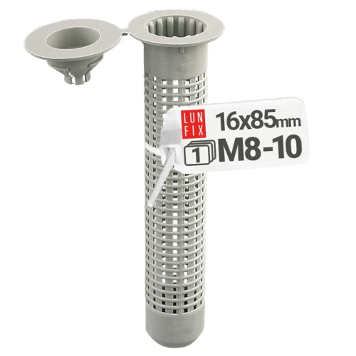 Siebhülse Kunststoff Verbundmörtel 16x85mm M8-10