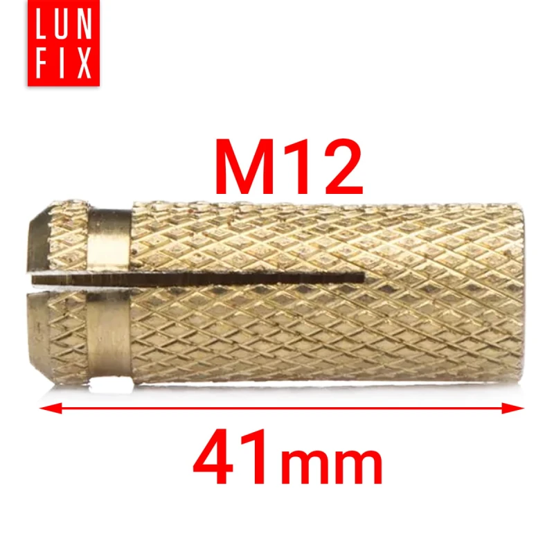 Spreizdübel M12 Schlagdübel Messing 10stk.