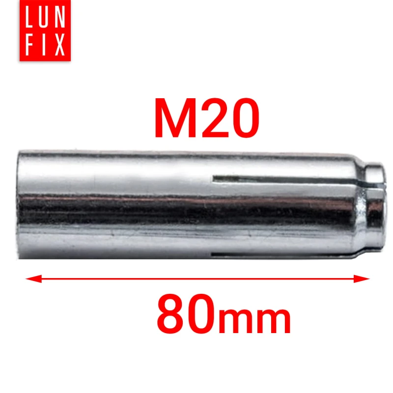 Einschlaganker M20 Spreizdübel Stahl 10stk.