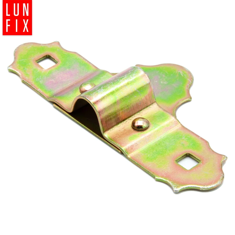 Bolzenriegel Torriegel Riegel 200mm Gold Verzinkt