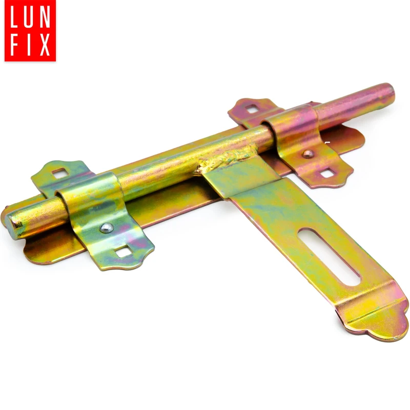 Bolzenriegel Torriegel Riegel 250mm Gold Verzinkt