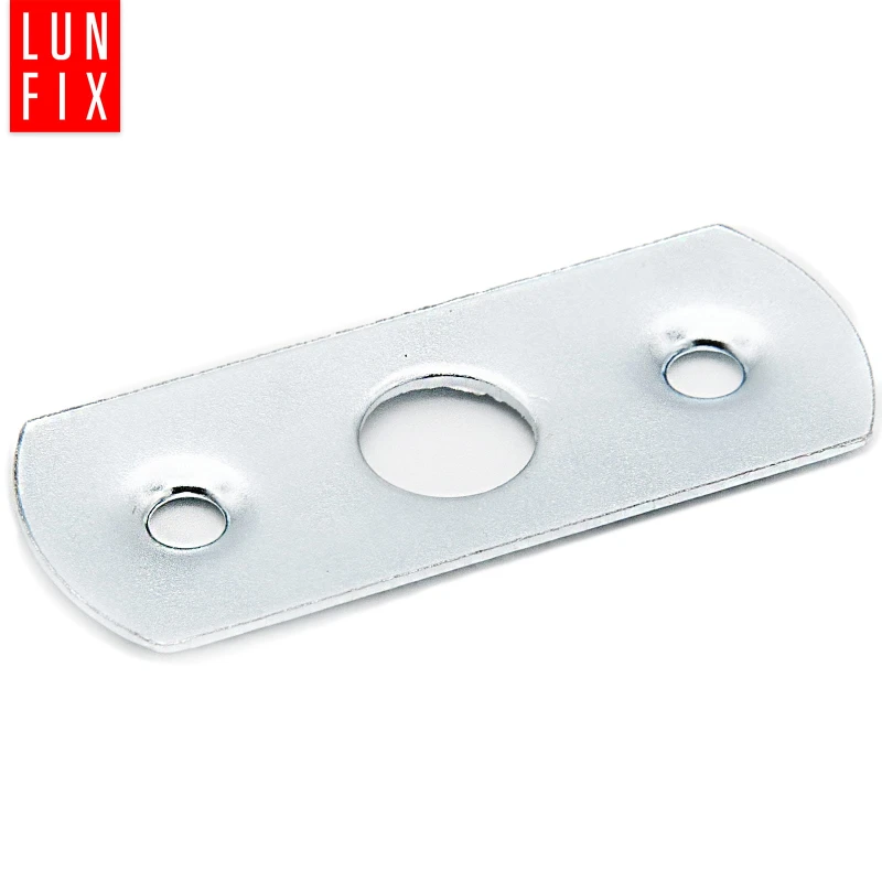 Bolzenriegel Torriegel Riegel 75x45mm Silber