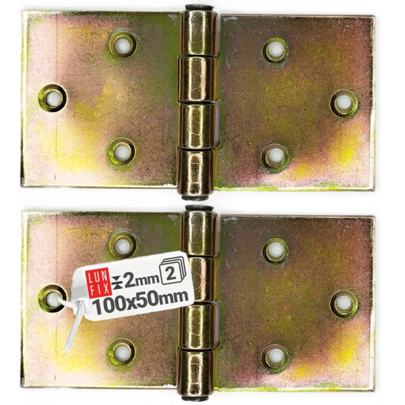 Scharnier Klappbar verzinkt 100x50x2mm 2stk