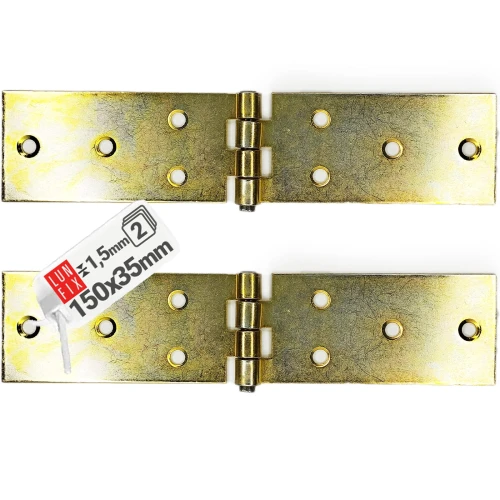 Scharnier Klappbar verzinkt 150x35x1,5mm 2stk