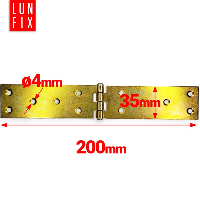 Scharnier Klappbar verzinkt 200x35x1,5mm 2stk