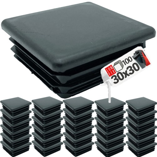 Lamellenstopfen für 30x30 mm Pfosten 10 Stück