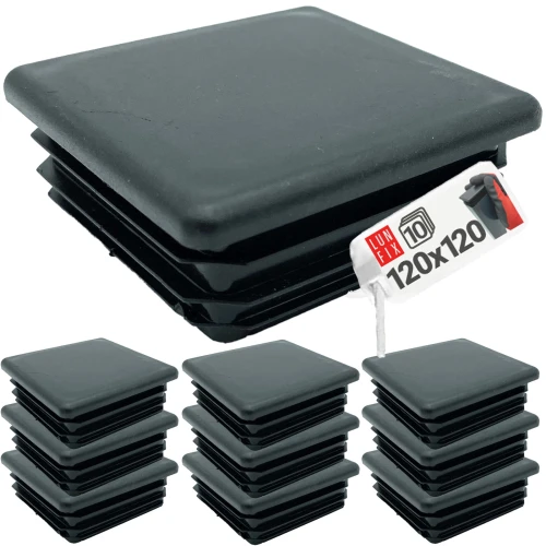 Lamellenstopfen für 120x120 mm Pfosten 10 Stück
