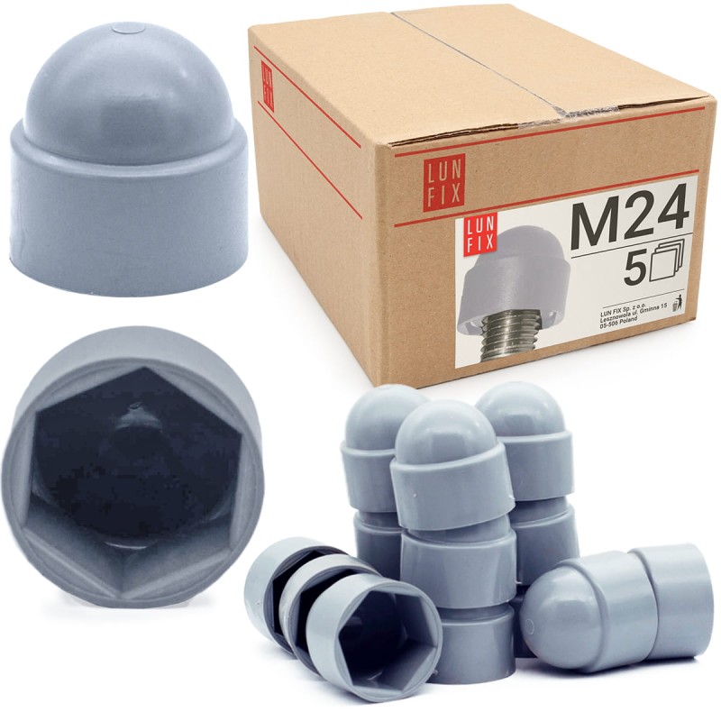 Zaślepka na śruby M24/36 maskownica kołpak szara 5szt
