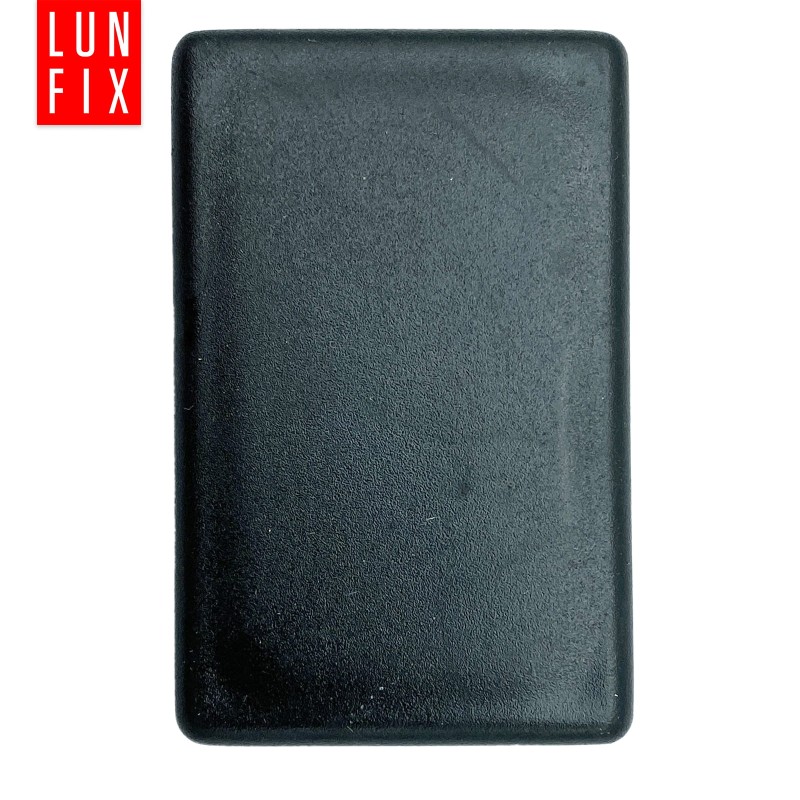 Zaślepka prostokątna czarna ZK 40x60/CZ