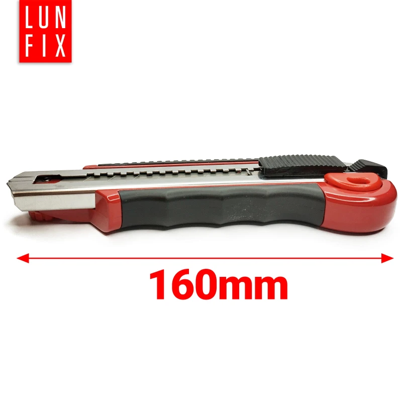Premium Cuttermesser mit Abbrechklinge 18 mm + 5 Klingen Ersatz