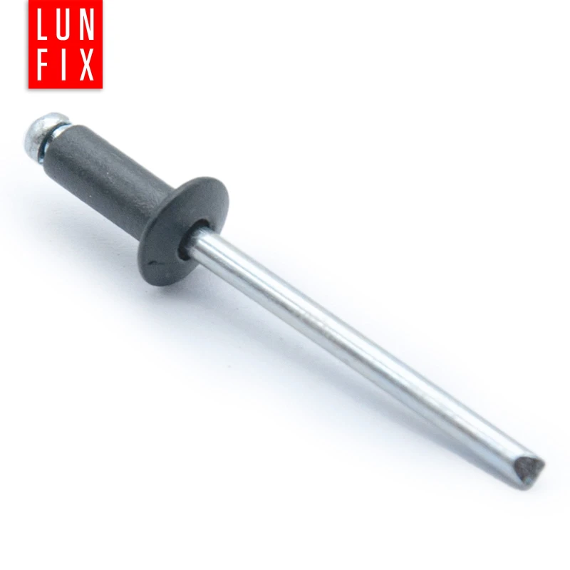 Aluminium Blindnieten DIN7337 4x12 mm 100 Stück RAL 7016 Anthrazitgrau