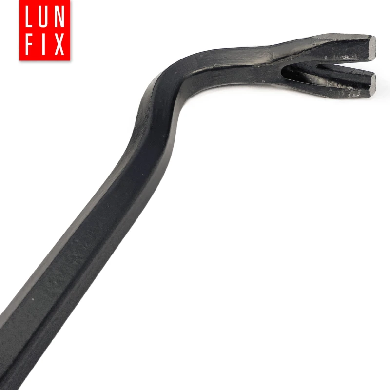 Verstärkte gebogene Brechstange 700x29x15 mm
