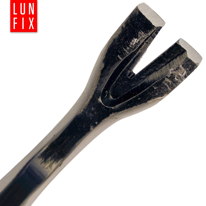 Verstärkte gebogene Brechstange 700x29x15 mm