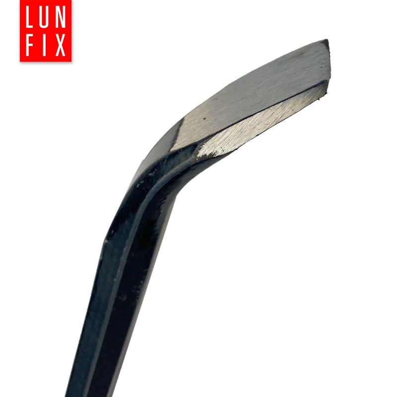 Verstärkte gebogene Brechstange 700x29x15 mm