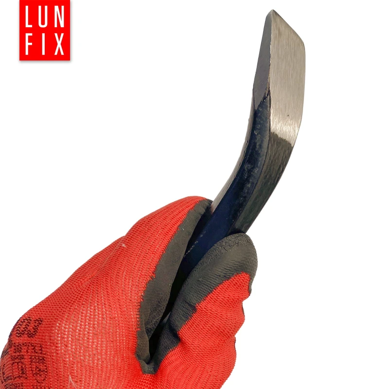 Łom zagięty wzmocniony 700x29x15 mm