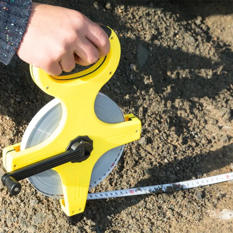 Taśma miernicza geodezyjna miara zwijana PCV 50m