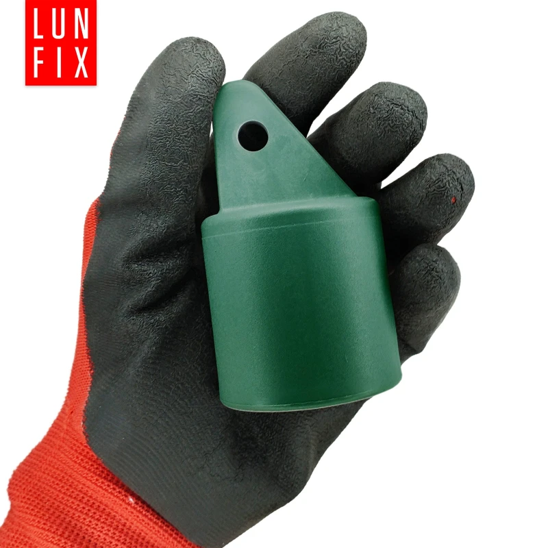 Strebenkappe zur Befestigung Grün für 42 mm Pfosten