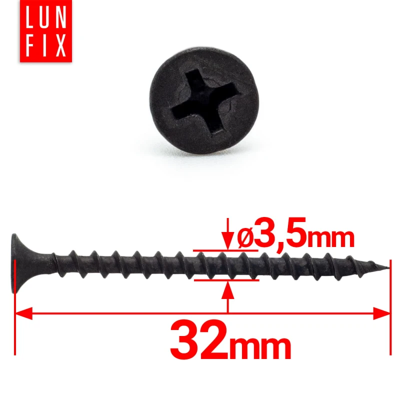 Schnellbauschrauben 3,5 x 32 mm 1000 Stück