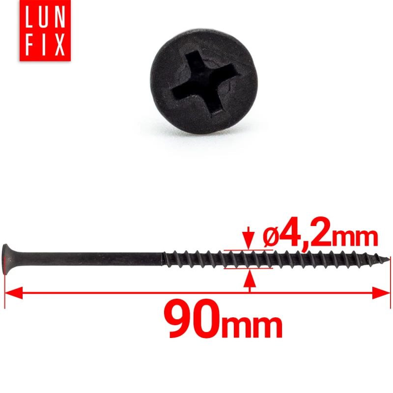 Schnellbauschrauben 4,2 x 90 mm 250 Stück