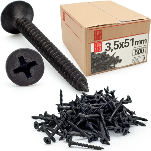 Schnellbauschrauben 3,5 x 51 mm 500 Stück