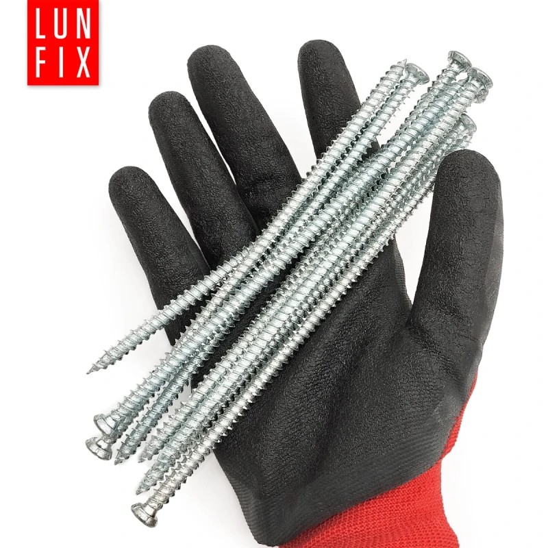 Rahmenschraube 7,5x182 mm Fensterrahmenschrauben Senkkopf 100 Stück