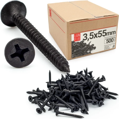 Schnellbauschrauben 3,5 x 55 mm 500 Stück