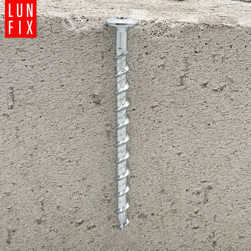 Porenbetonschrauben 8x160 mit  Tellerkopf und abdruck stern T30 50stk.