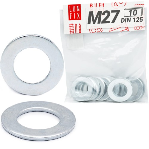 Unterlegscheiben M27 DIN 125 10 Stück