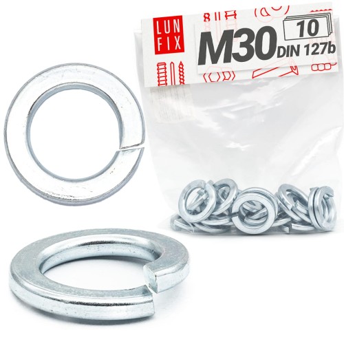 Federringe M30 DIN 127 10 stk.
