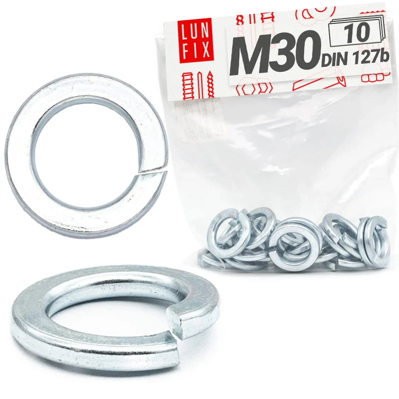 Federringe M30 DIN 127 10 stk.