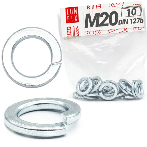 Federringe M20 DIN 127 10 stk.