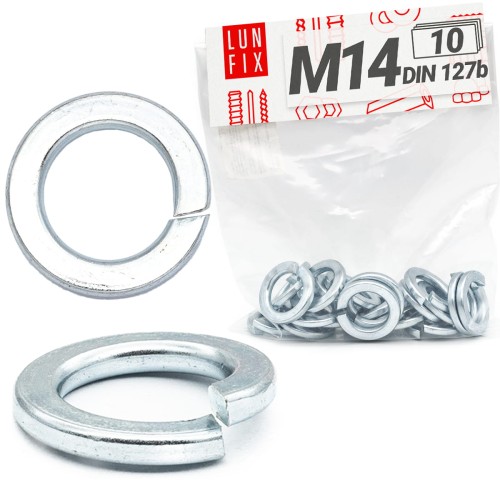 Federringe M14 DIN 127 10 stk.