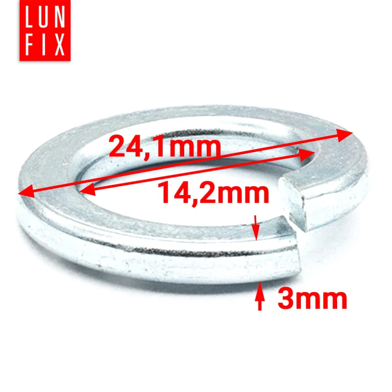 Federringe M14 DIN 127 1