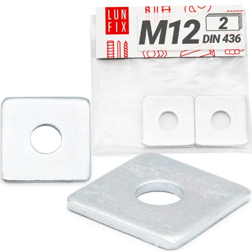 Quadratische Unterlegscheibe M12 40x40x3,5mm - DIN 4362 Stck.