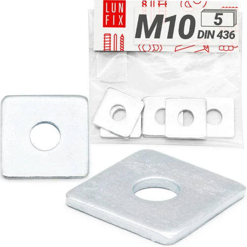 Quadratische Unterlegscheibe M10 30x30x3,0mm - DIN 4365 Stck.