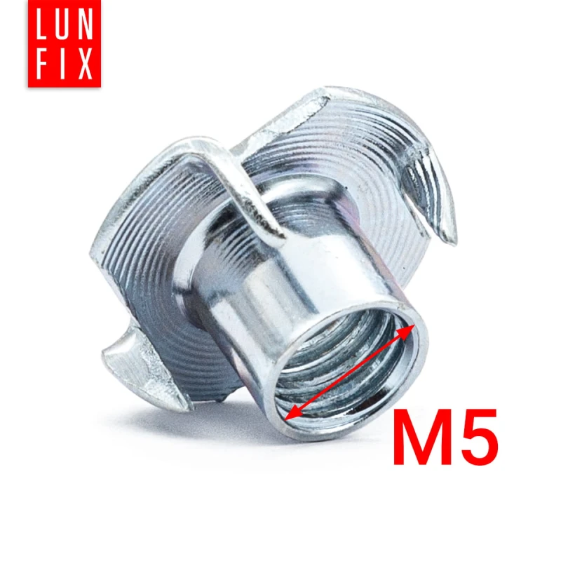 Einschlagmuttern M5 x 8 mm DIN 6930 50 Stück