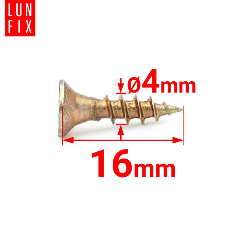 Wkręty uniwersalne 4x16 hartowane ocynkowane KDH 1kg