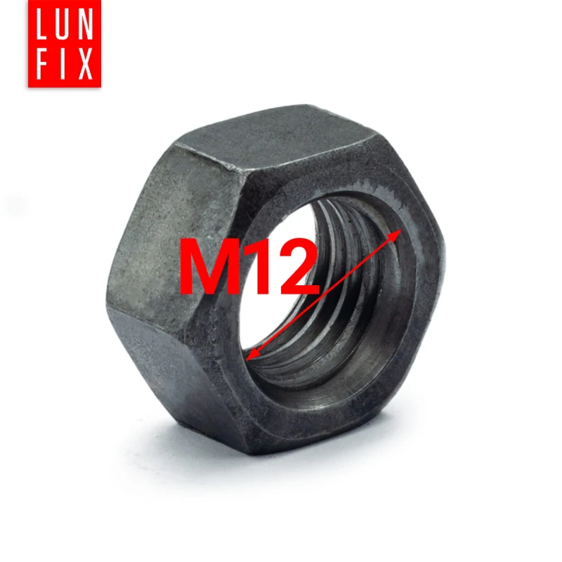 Sechskantmutter M12 - 1 Kg (ca.65 Stk.) Festigkeit 6 Regelgewinde DIN 934