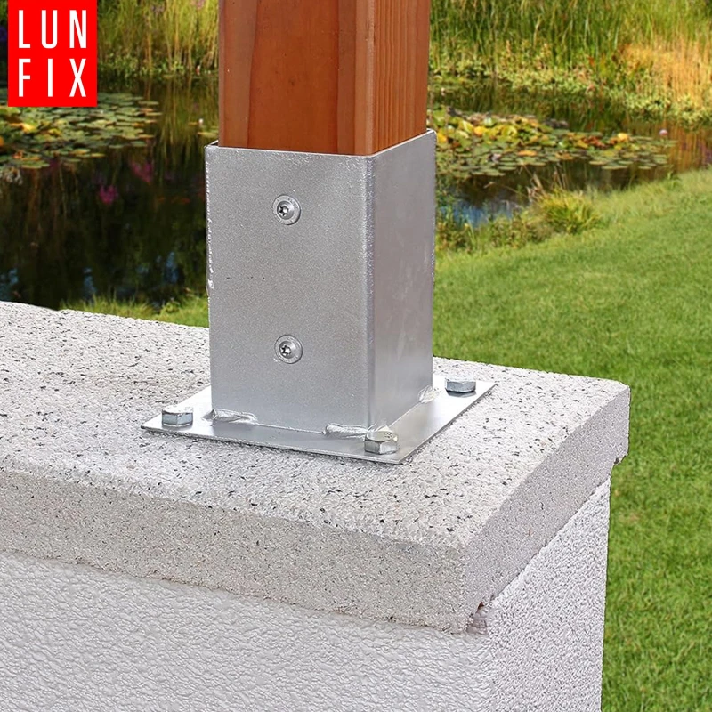 Pfostenbasis 70x70x2mm Höhe 150mm