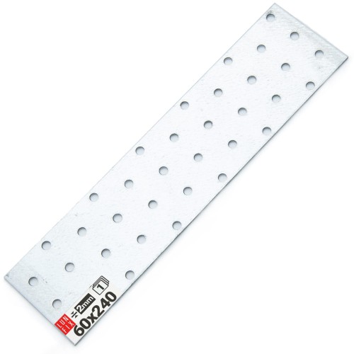 Flachverbinder 60x240x2mm Lochplatte 1 Stk
