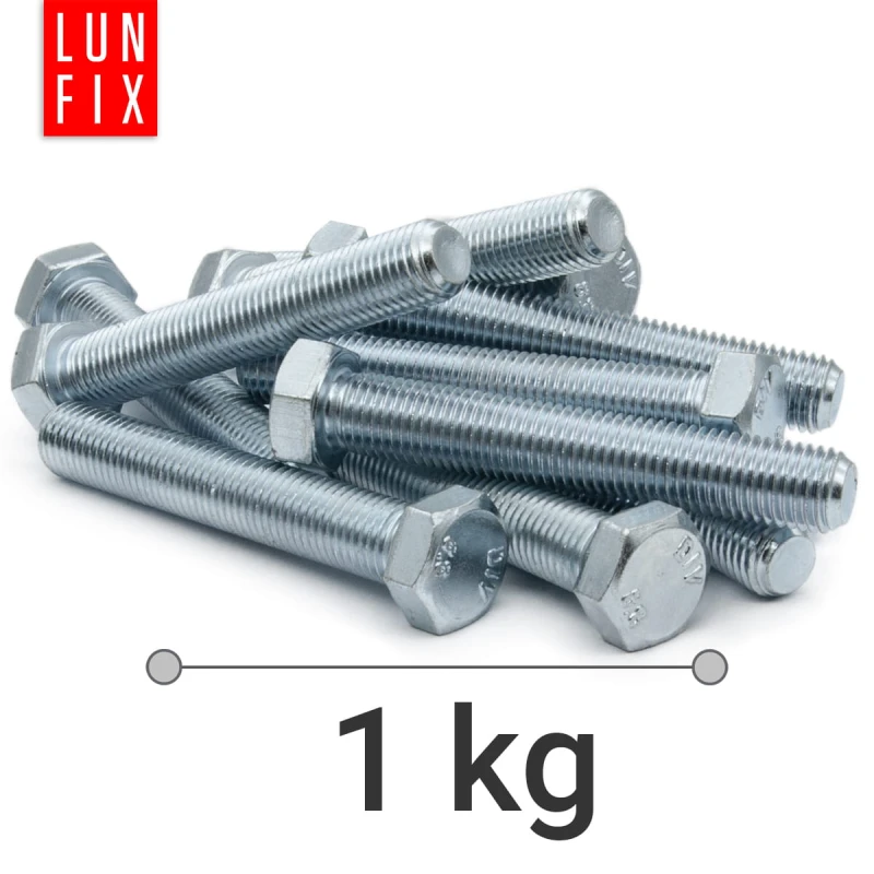 Sechskantschrauben M14x90 DIN 933 1 kg (ca.8 Stk.)