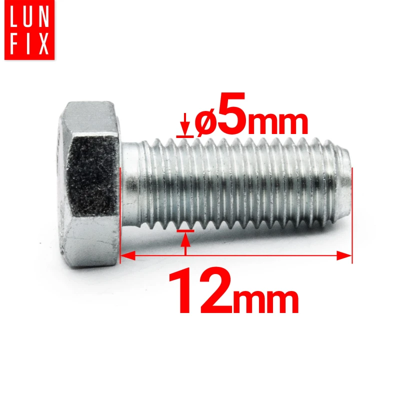 Sechskantschrauben M5x12 DIN 933 1 kg