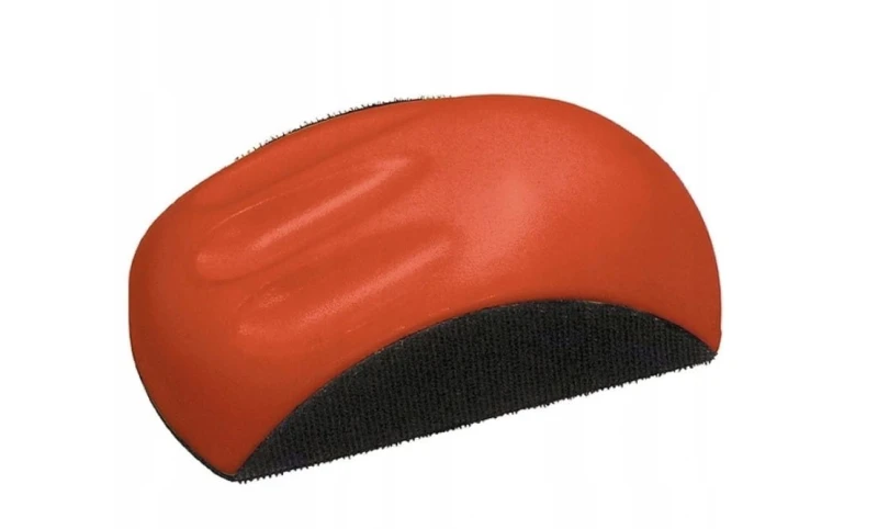 Handschleifklotz 150 mm Mausform für Schleifscheibe Klett