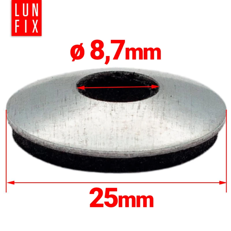Podkładka z uszczelką gumową EPDM 8,7x25 mm ocynkowana 100szt
