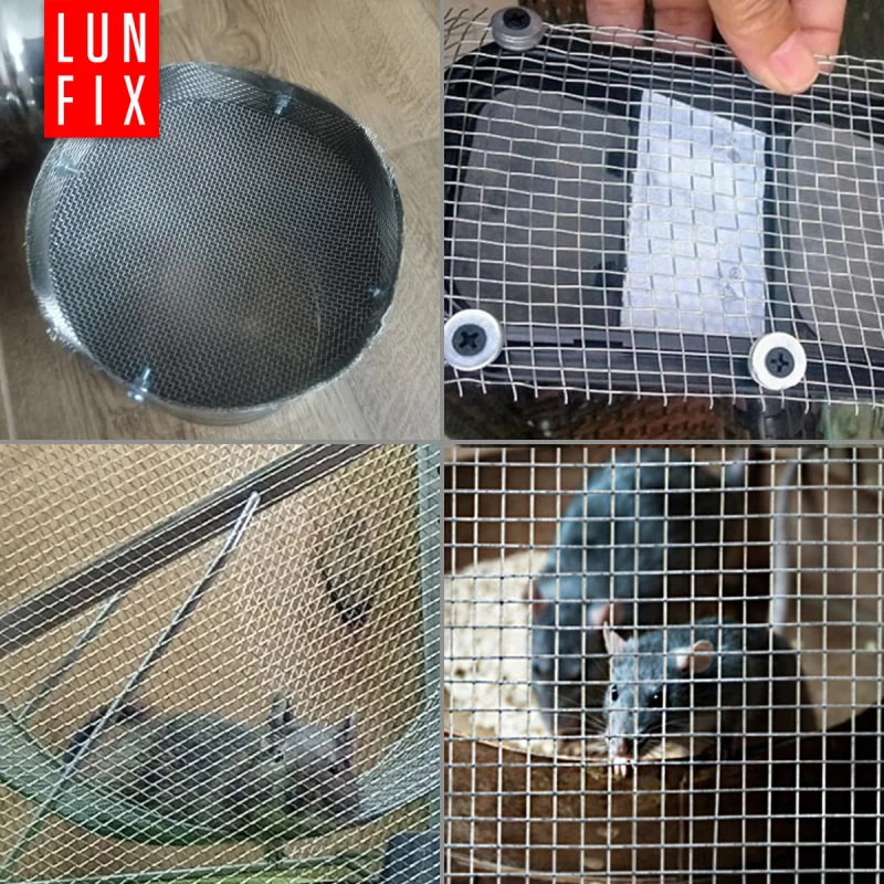 Feinmaschig Verzinkt 4x4mm ø0,4 H1m L50cm